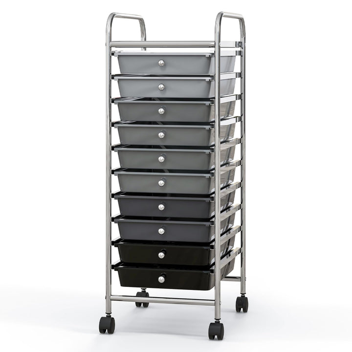 Giantex Rolling Storage Cart on Wheels with 10 Drawers