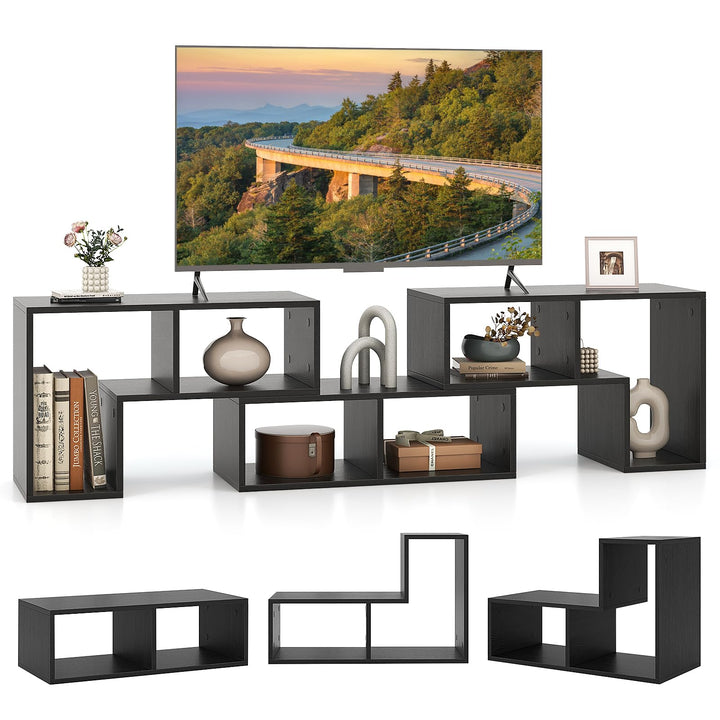 Giantex Free-Combination TV Stand for Bedroom - Entertainment Center for 50 55 60 65 Inch TV