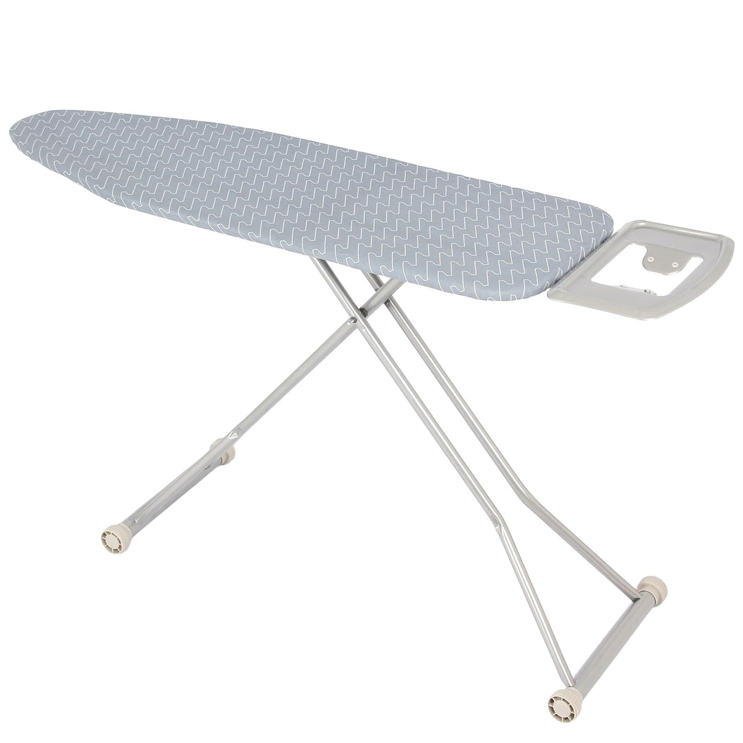 Giantex Ironing Board with Iron Rest, Carbon Steel Iron Board with 4 Layer Heat Resistant Cover &amp; Pad
