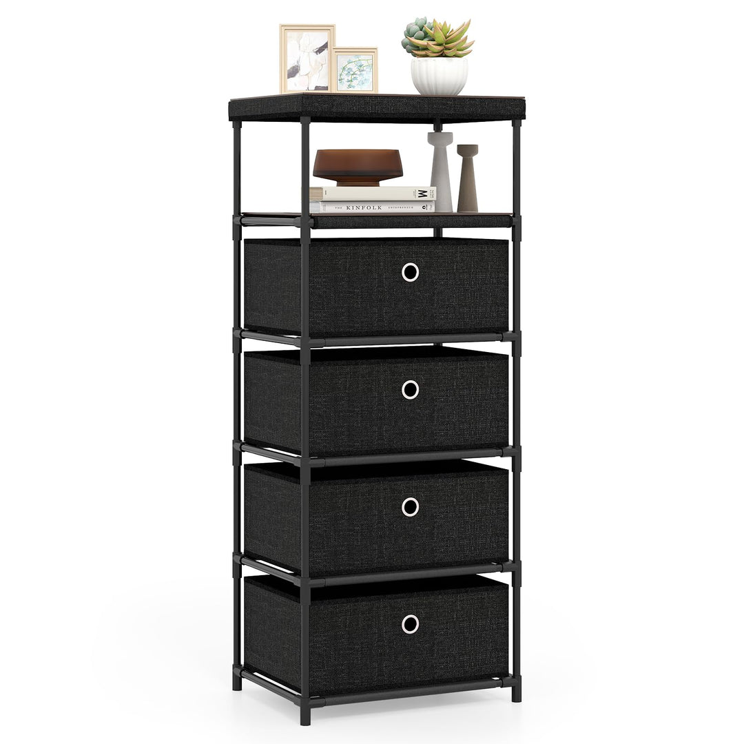 Giantex Dresser with 4 Drawers for Living Room