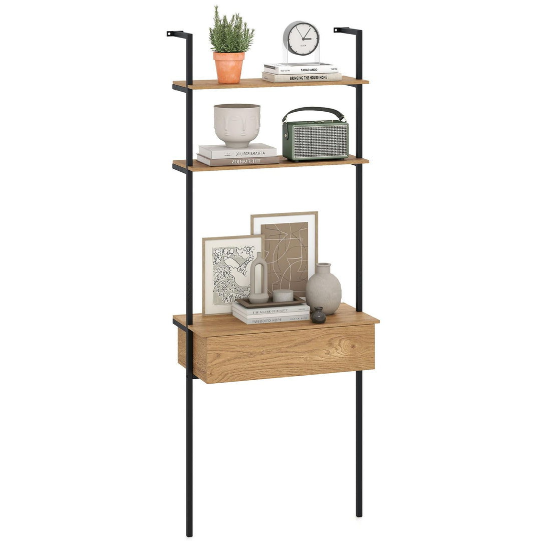 Giantex 4-Tier Ladder Bookshelf for Living Room