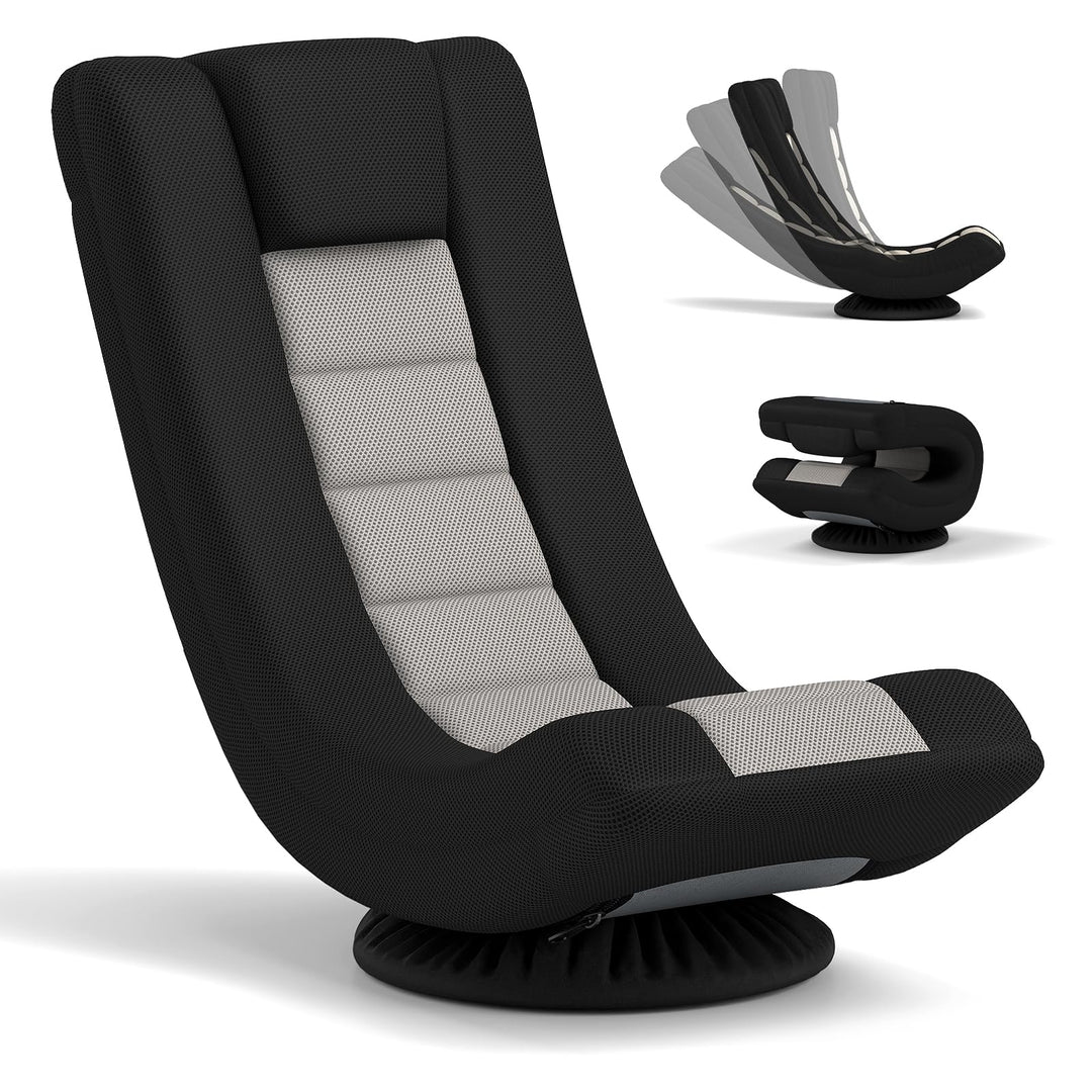 Giantex Floor Chair with Back Support, 4-Position Adjustable Back, Lazy Sofa Chair, Meditation Chair