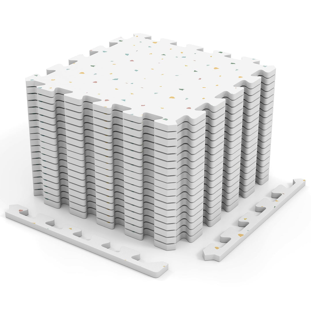 Giantex Interlocking EVA Foam Floor Tiles with Borders