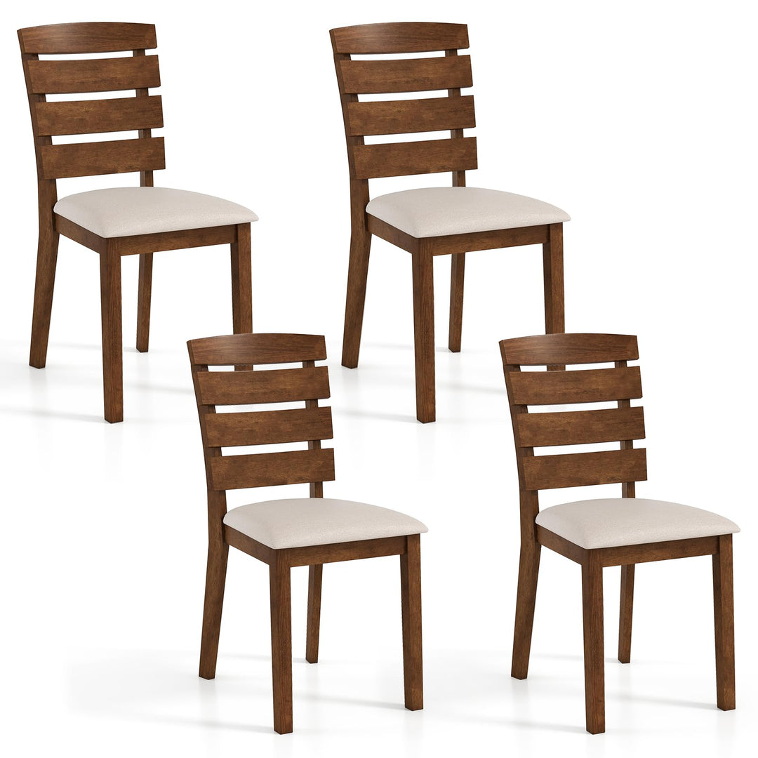 Giantex  2/4 Wooden Dining Chairs Set