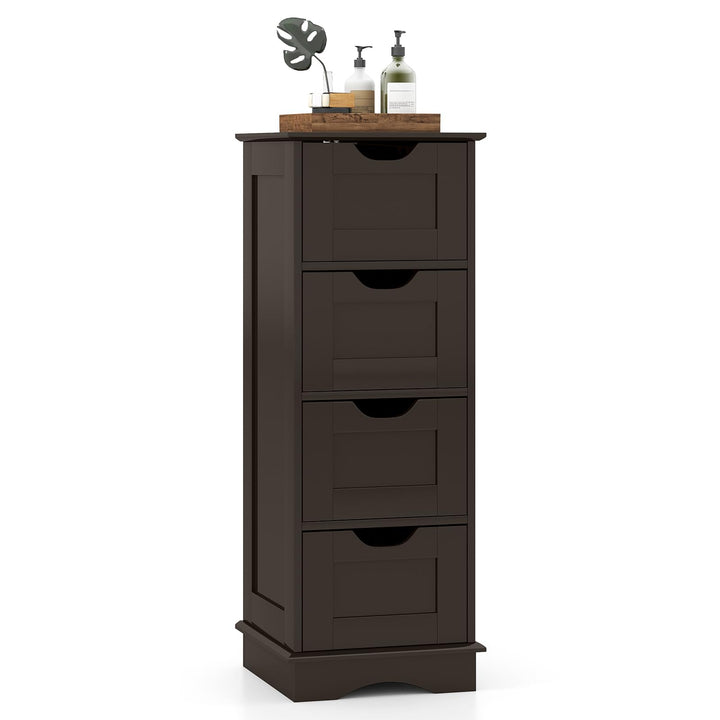 Giantex Bathroom Storage Cabinet with 4 Drawers