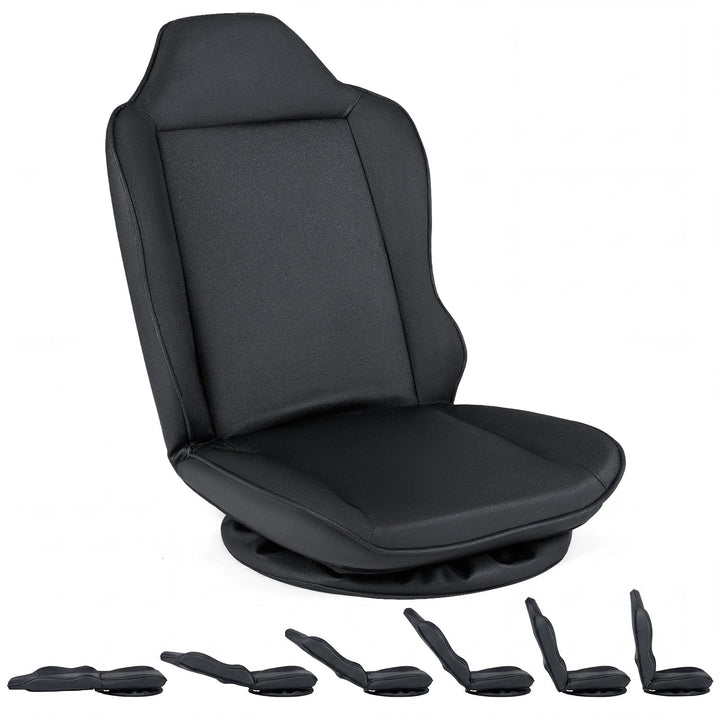 Giantex 360° Gaming Chair Foldable Reclining Lounge Chair with Padded Seat Cushion