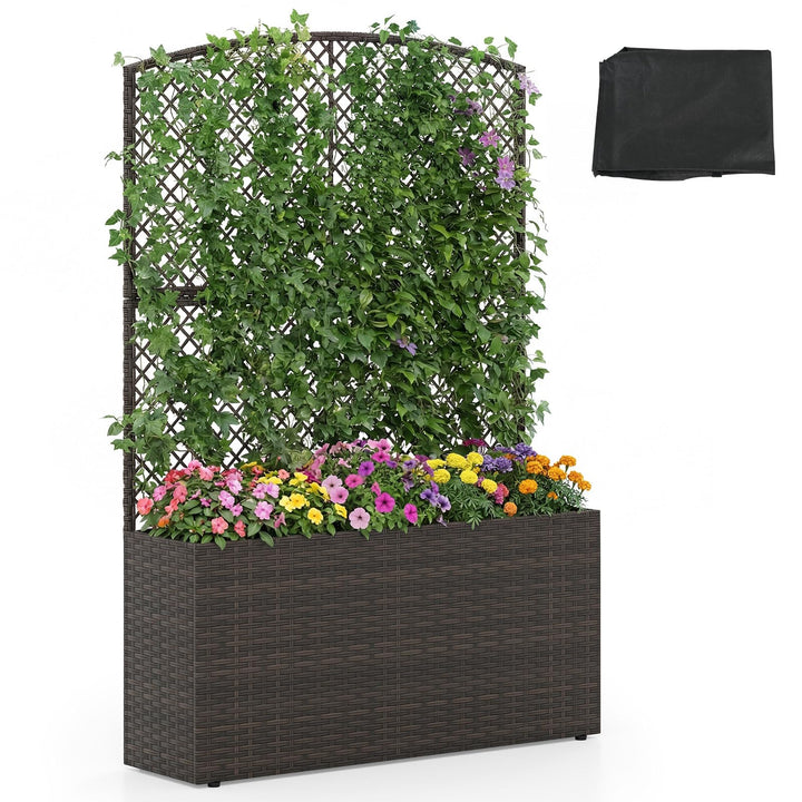 Giantex Raised Garden Bed with Trellis | 58&