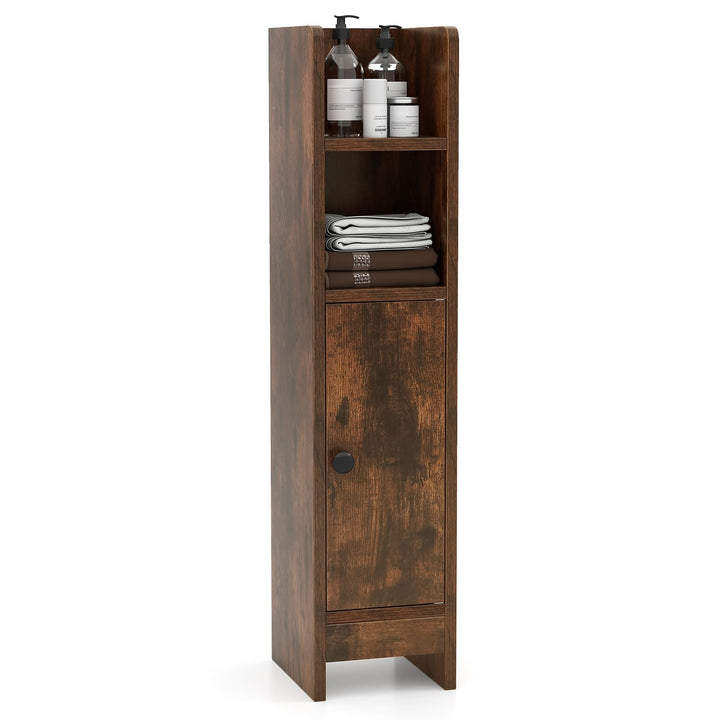 Giantex Slim Bathroom Cabinet with 3 Level Adjustable Shelf &amp; Anti toppling Design