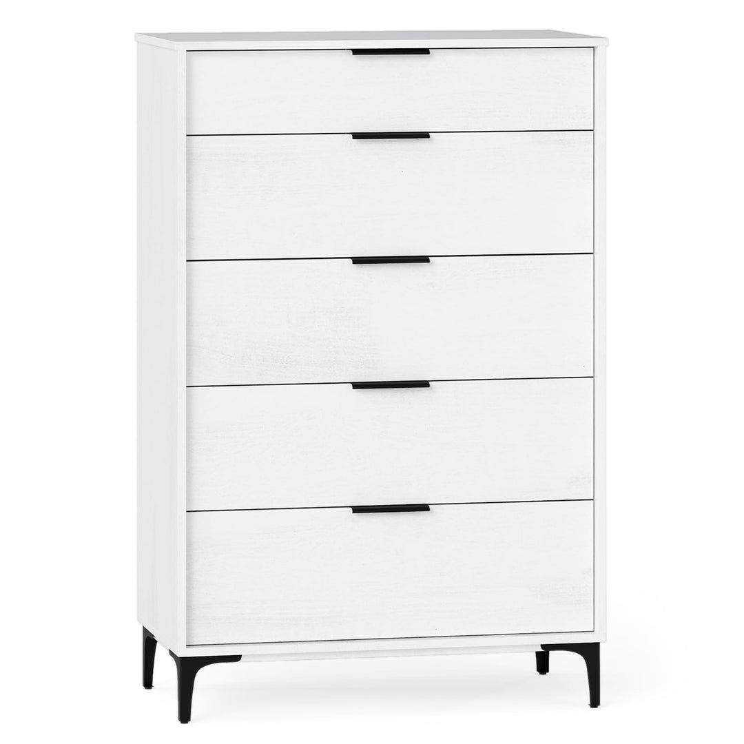Giantex Wooden Storage Cabinet with Anti-Tip Kit &amp; Sturdy Metal Legs