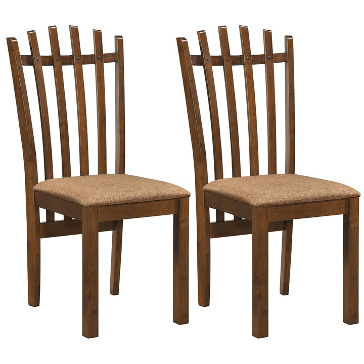 GIANTEX Wood Dining Chairs Set w/ Rubber Wood Frame