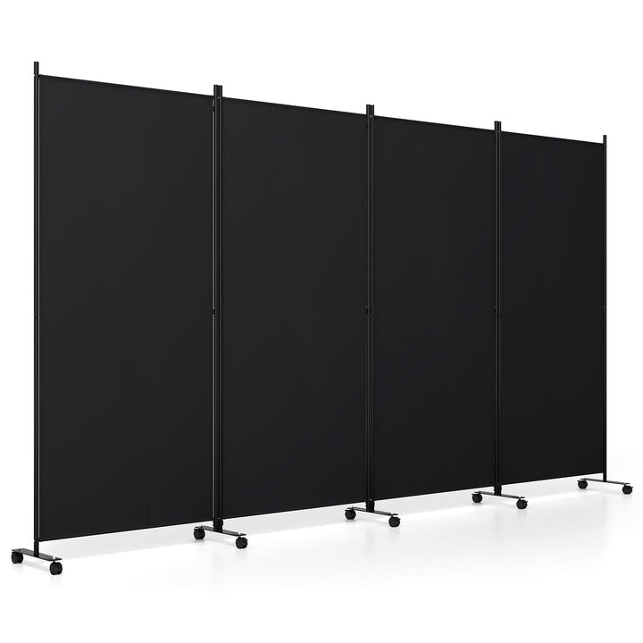 Giantex Folding Room Divider with Wheels