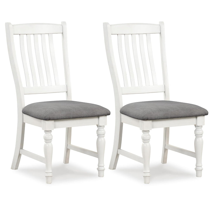 Giantex Wood Dining Chairs Set of 2/4 Farmhouse Kitchen Chairs with Solid Wood Frame, Max Load 355 Lbs