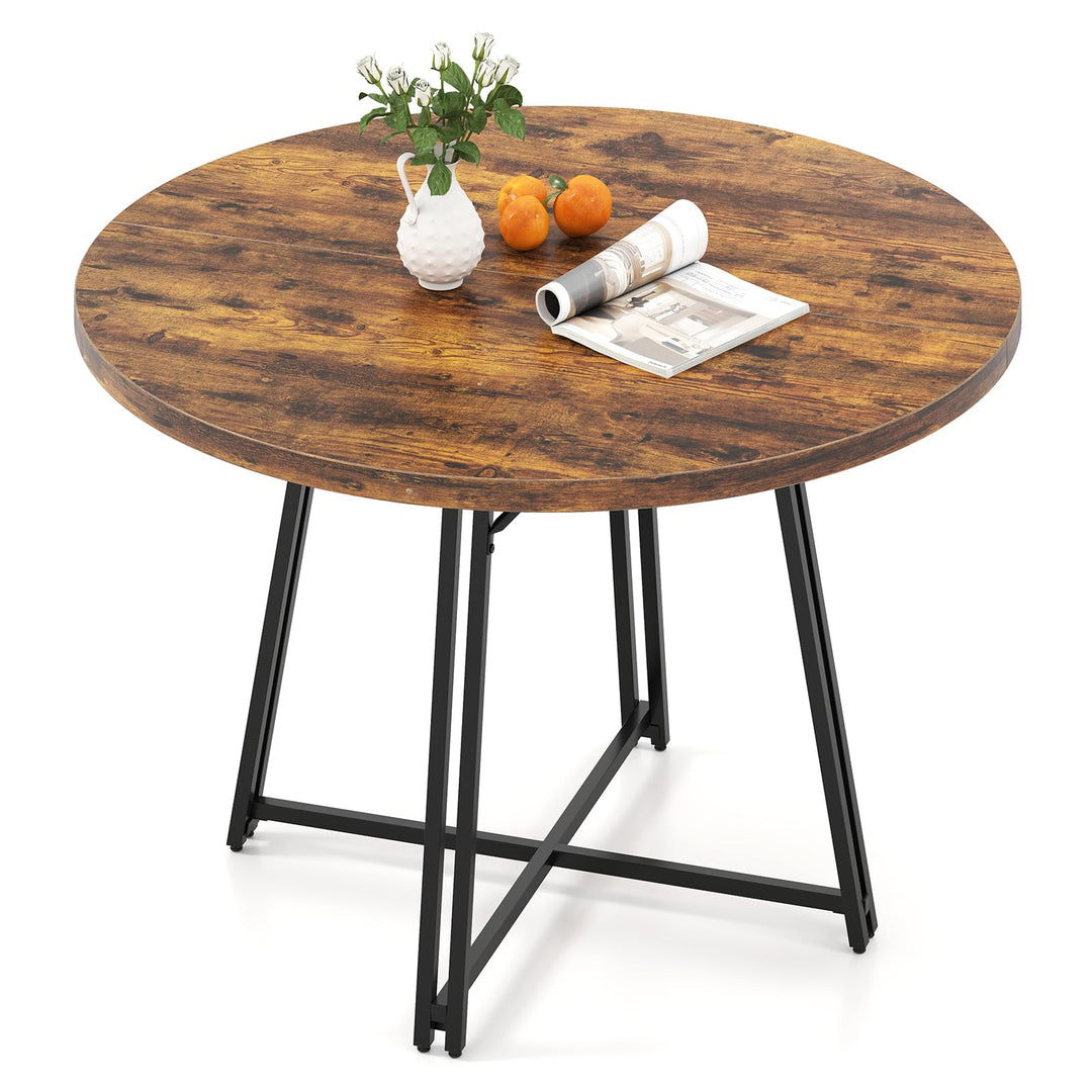 Giantex 47-inches Round Dining Table for 4-6 People