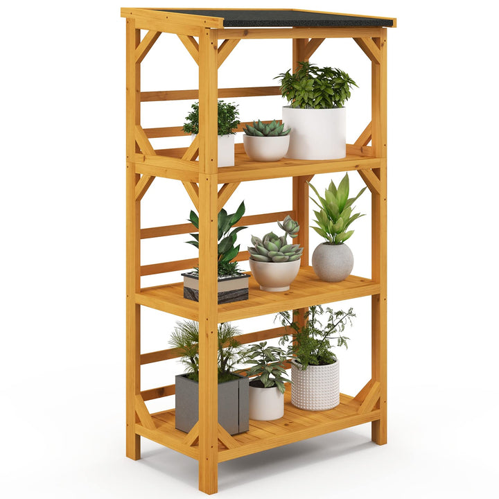 Giantex Plant Stand with Roof - 54&