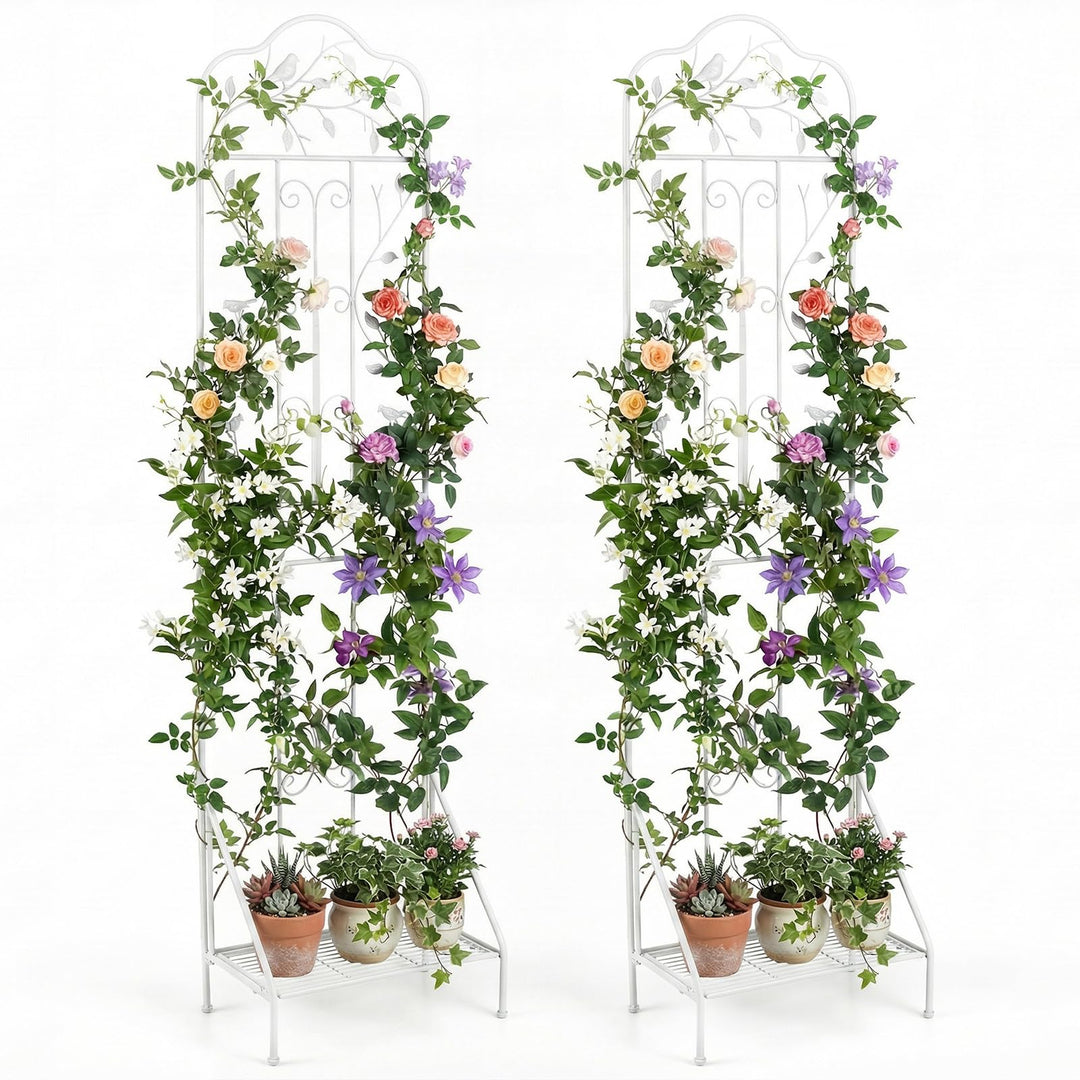 Giantex Metal Garden Trellis for Climbing Plants