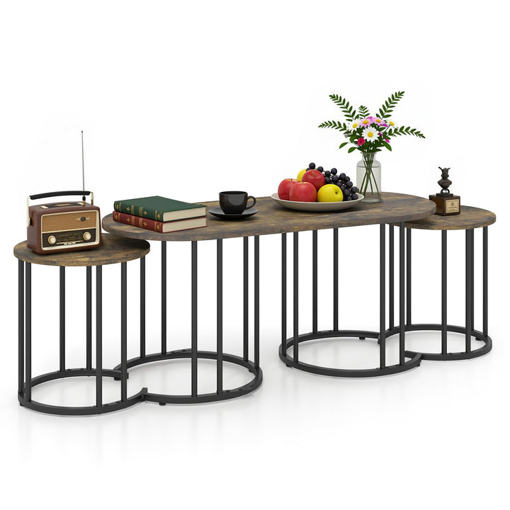 Giantex Nesting Coffee Table Set of 3