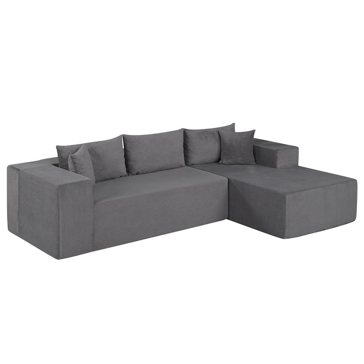 Giantex 110.5" Modular Sectional Sofa for Bedroom &amp; Living