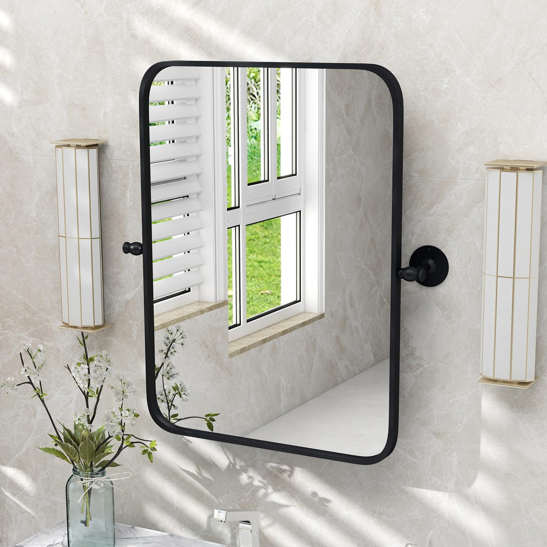 CHARMAID Pivot Mirror for Bathroom - 30&