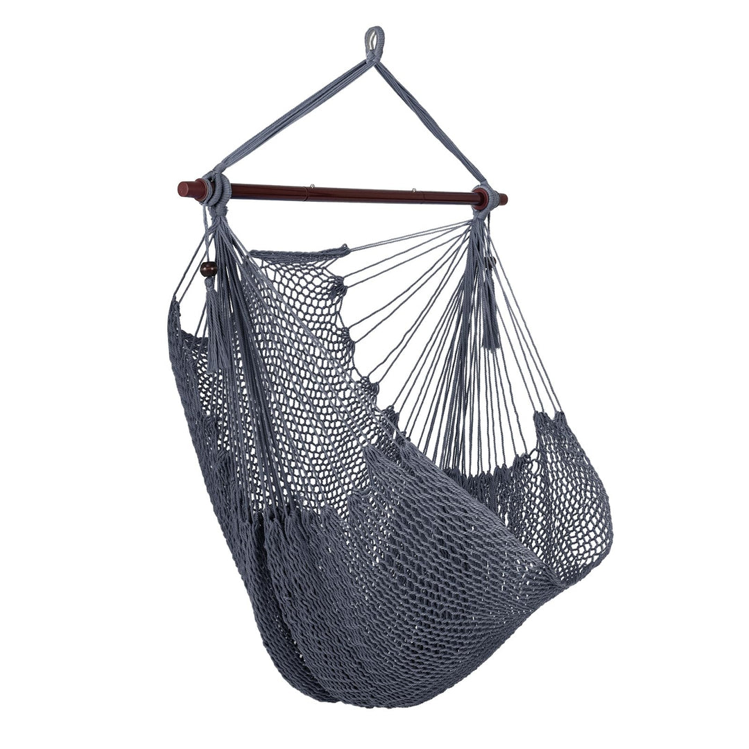 Giantex Caribbean Hammock Chair | Large Hanging Chair with Metal Spreader Bar