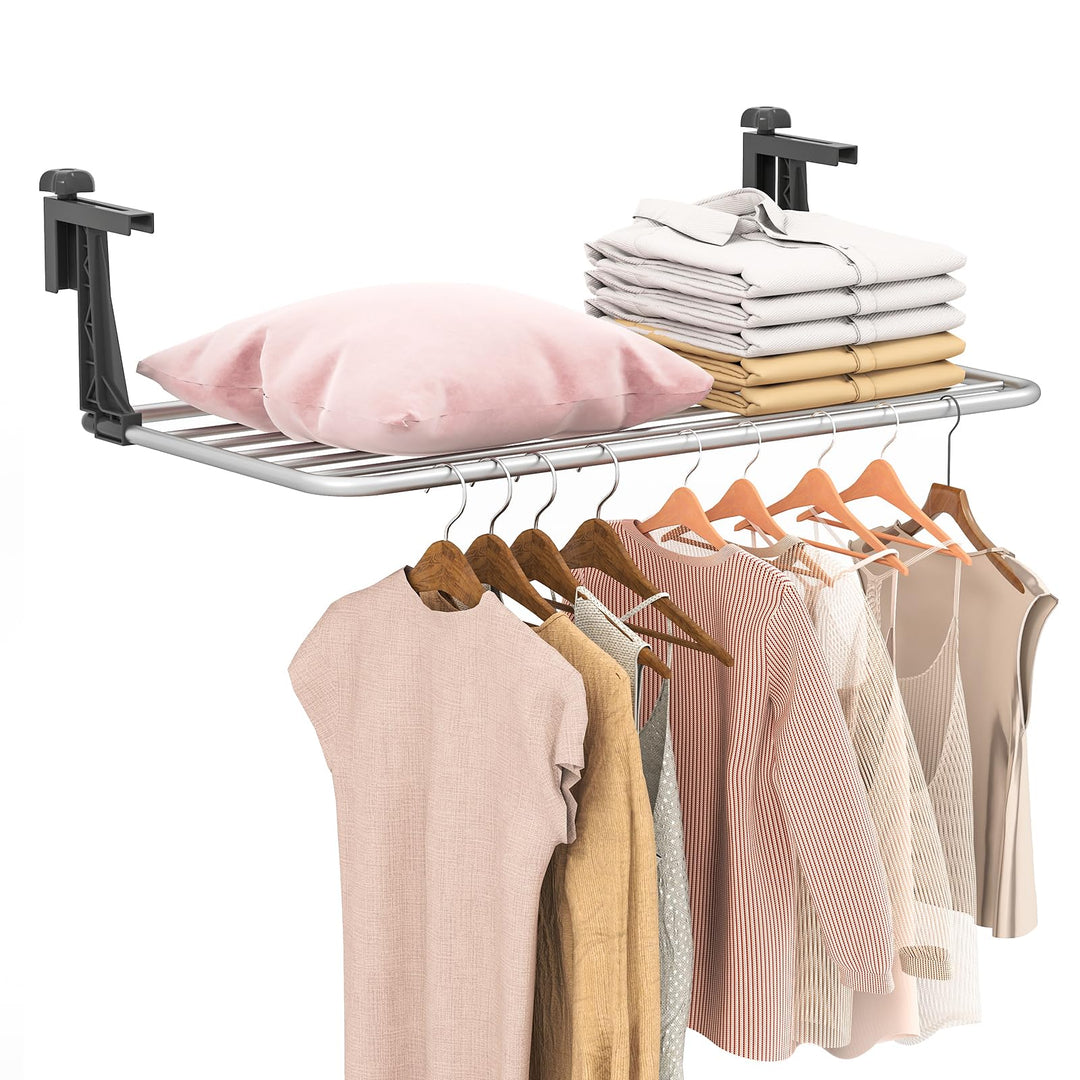 Giantex Portable Clothes Drying Rack 25.5"/31" Aluminum Hanging Laundry Rack