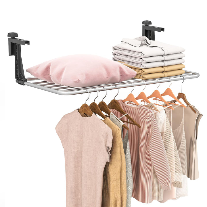 Giantex Portable Clothes Drying Rack 25.5"/31" Aluminum Hanging Laundry Rack
