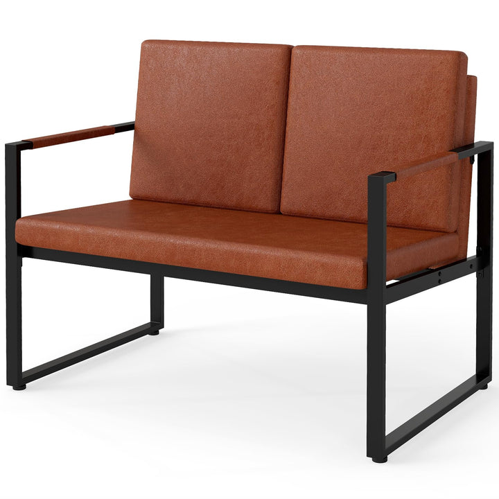 Giantex Modern Loveseat Sofa 2 Seater Small Couch