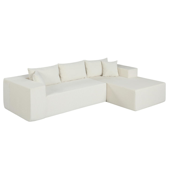Giantex 110.5" Modular Sectional Sofa for Bedroom &amp; Living