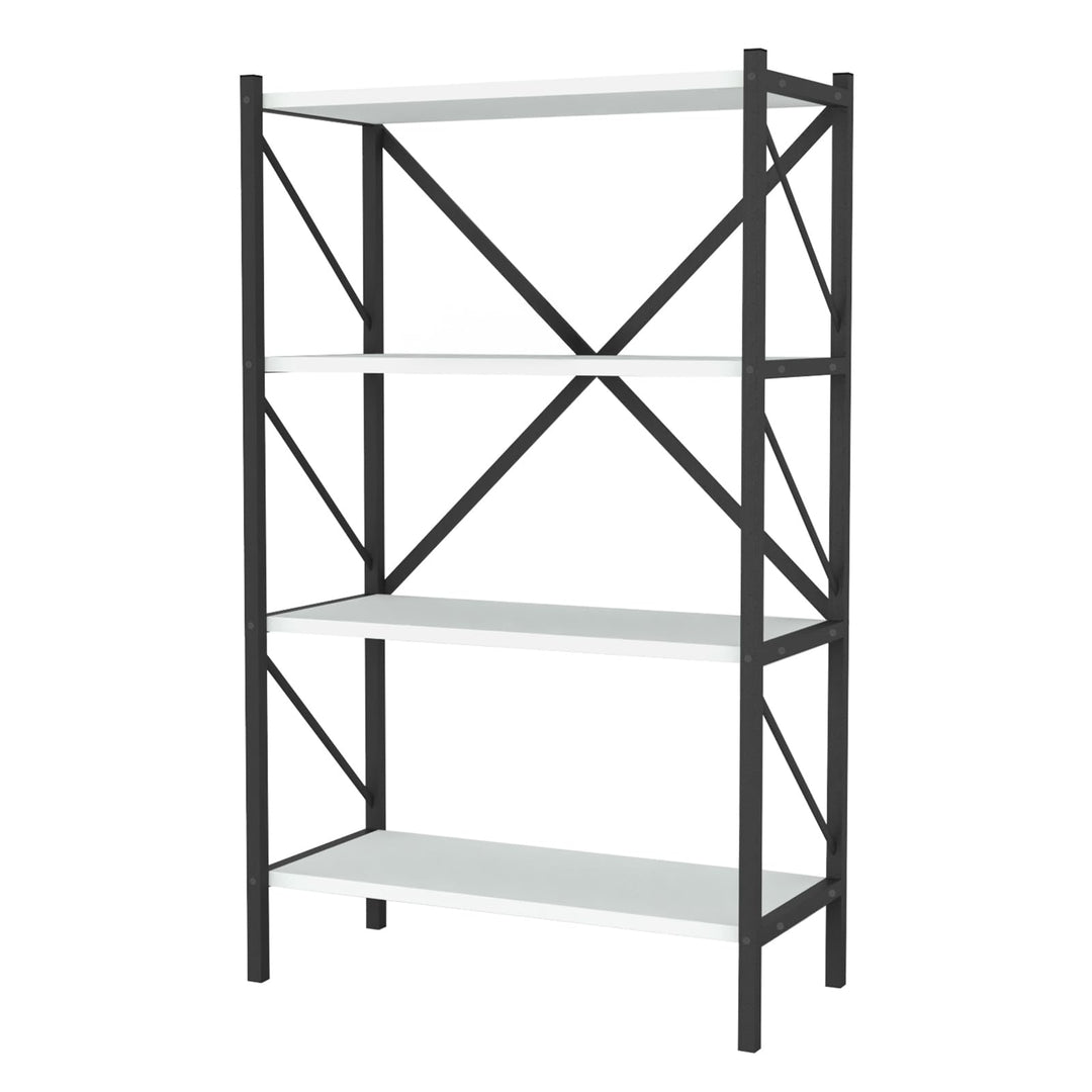 Giantex Modern Bookcase with Heavy-Duty Metal Frame (1/2)