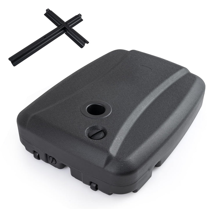 Giantex Fillable Cantilever Umbrella Base for Garden Pool Deck