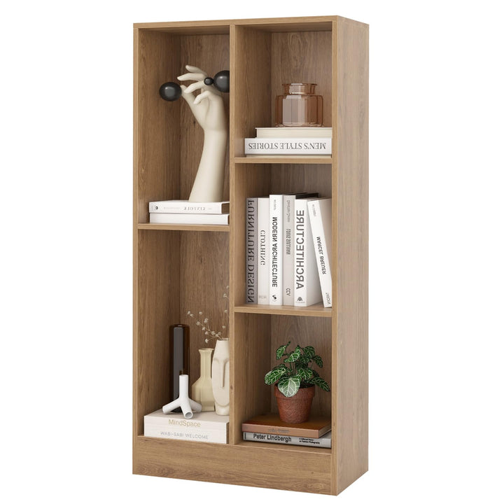 Giantex 5-Cube Bookcase Set of 1/2, Freestanding Bookshelf w/2 Anti-toppling Kits