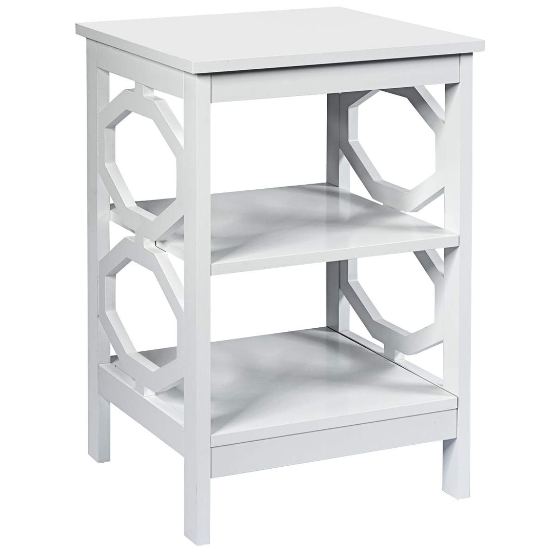 Giantex Nightstand 3-Tier End Table Multifunctional