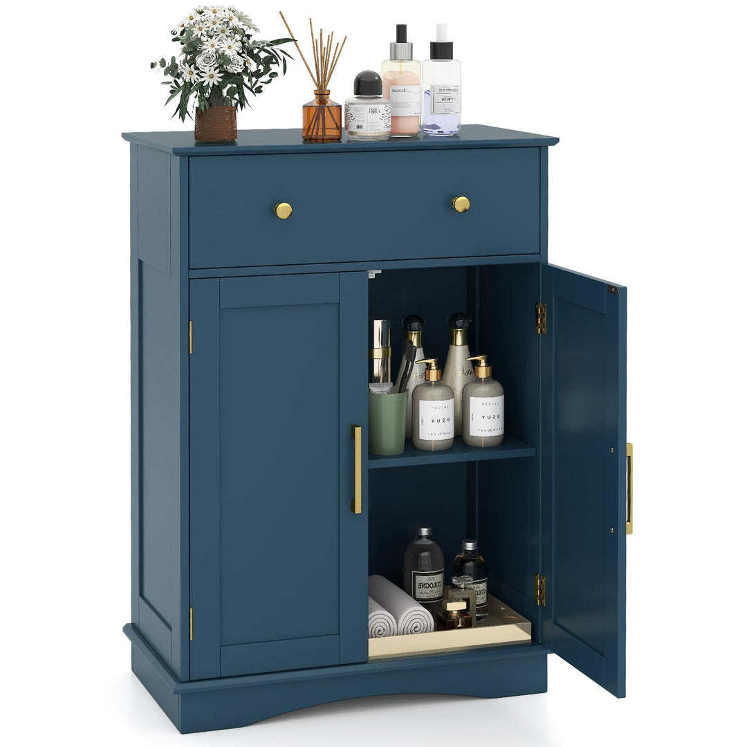Giantex Modern Buffet Sideboard with Drawers &amp; Doors Adjustable Shelf