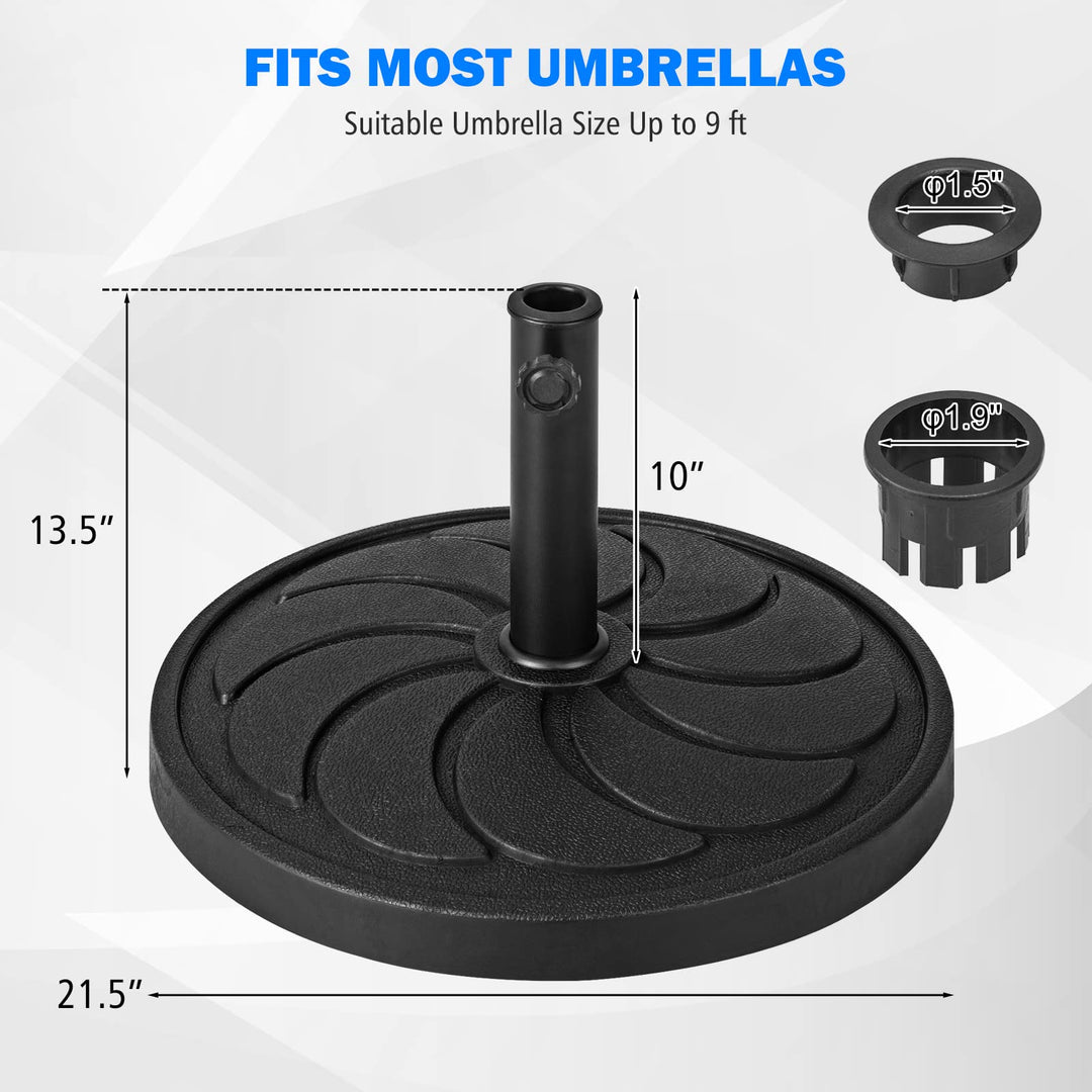 Giantex 31/40 lbs Patio Umbrella Base