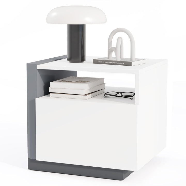 Giantex Modern Nightstand with Drawer