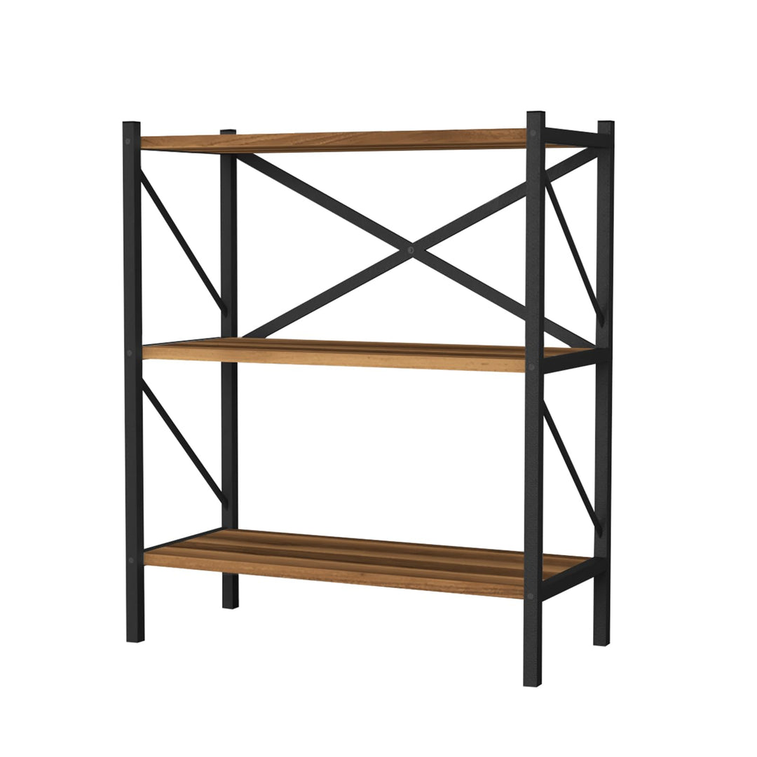 Giantex Modern Bookcase with Heavy-Duty Metal Frame (1/2)