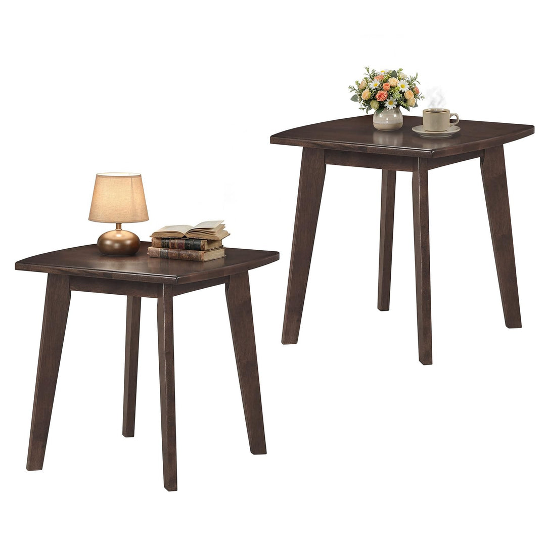 Giantex Modern Square Side Table Set of 1/2