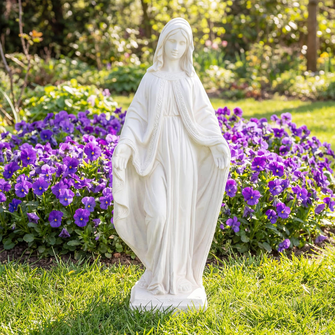 Giantex Virgin Mary Garden Statue 31.5"| Blessed Mother Outdoor Religious Statue
