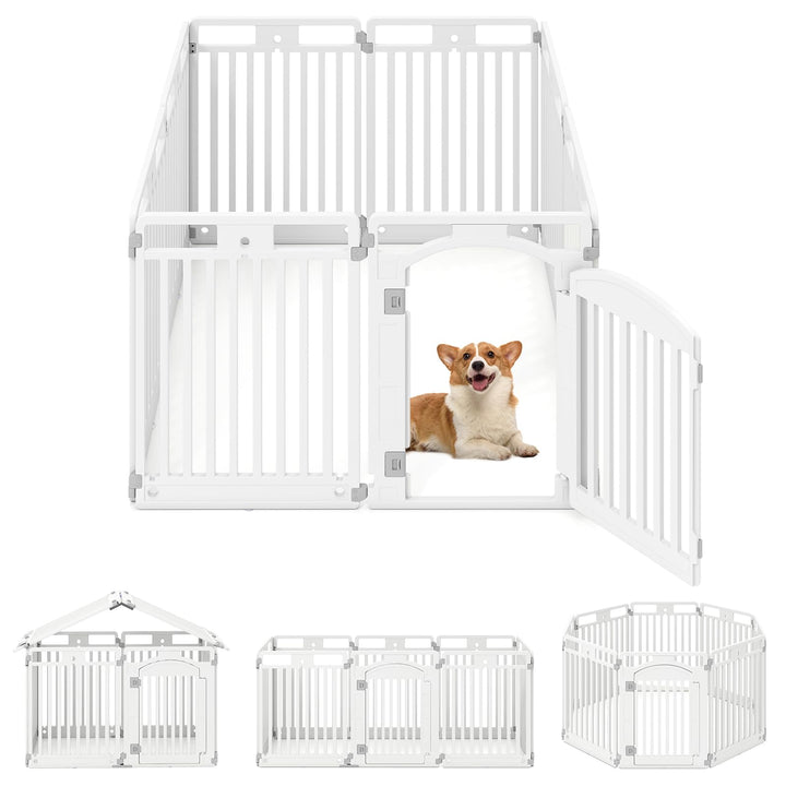 Giantex 8/16 Panel Dog Playpen 32&