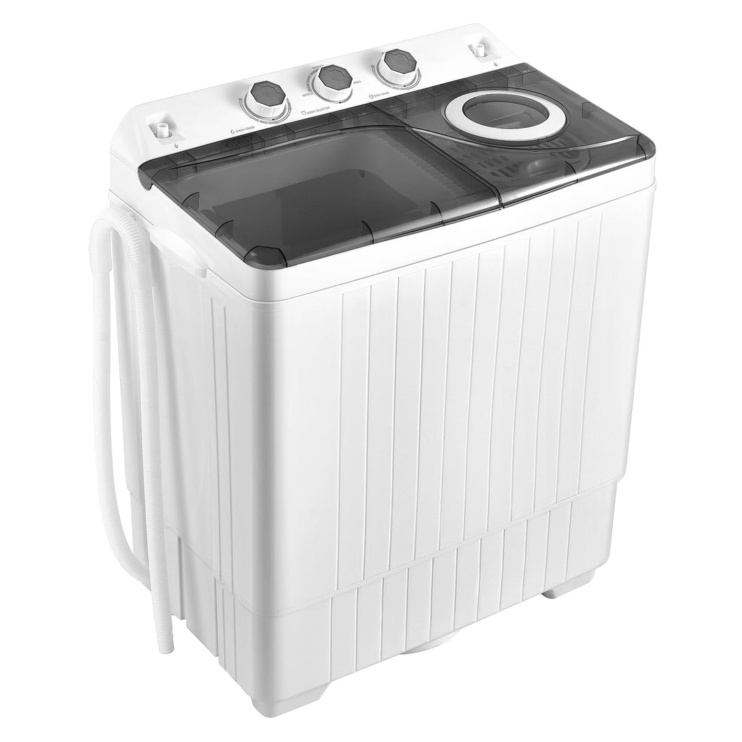 Portable Semi-Automatic Twin Tub Washing Machine with Drain Pump