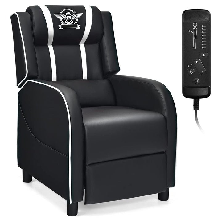 Gaming Recliner Chair, Racing Style Single Recliner Sofa - Giantex