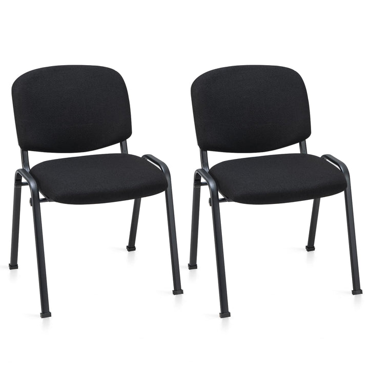 Giantex Conference Chairs with Ergonomic Upholstered Seat &amp; Protective Foot Pad – Chair Set (2 / 4 / 5 / 6 / 8 / 10 / 15 Pack Options)