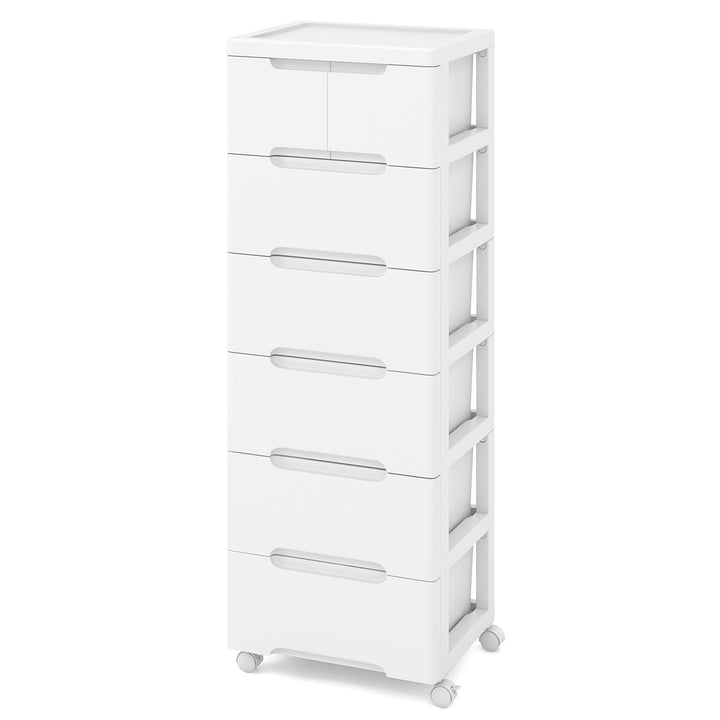 Giantex Plastic Rolling Storage Drawer Cart on Wheels