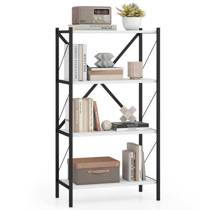 Giantex Modern Bookcase with Heavy-Duty Metal Frame (1/2)