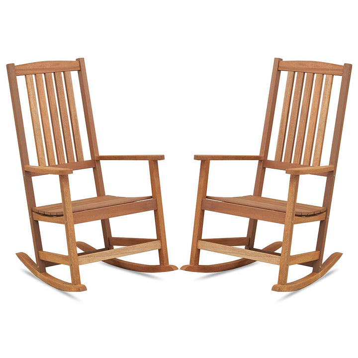 Giantex Outdoor Rocking Chair, High Back Patio Rocker