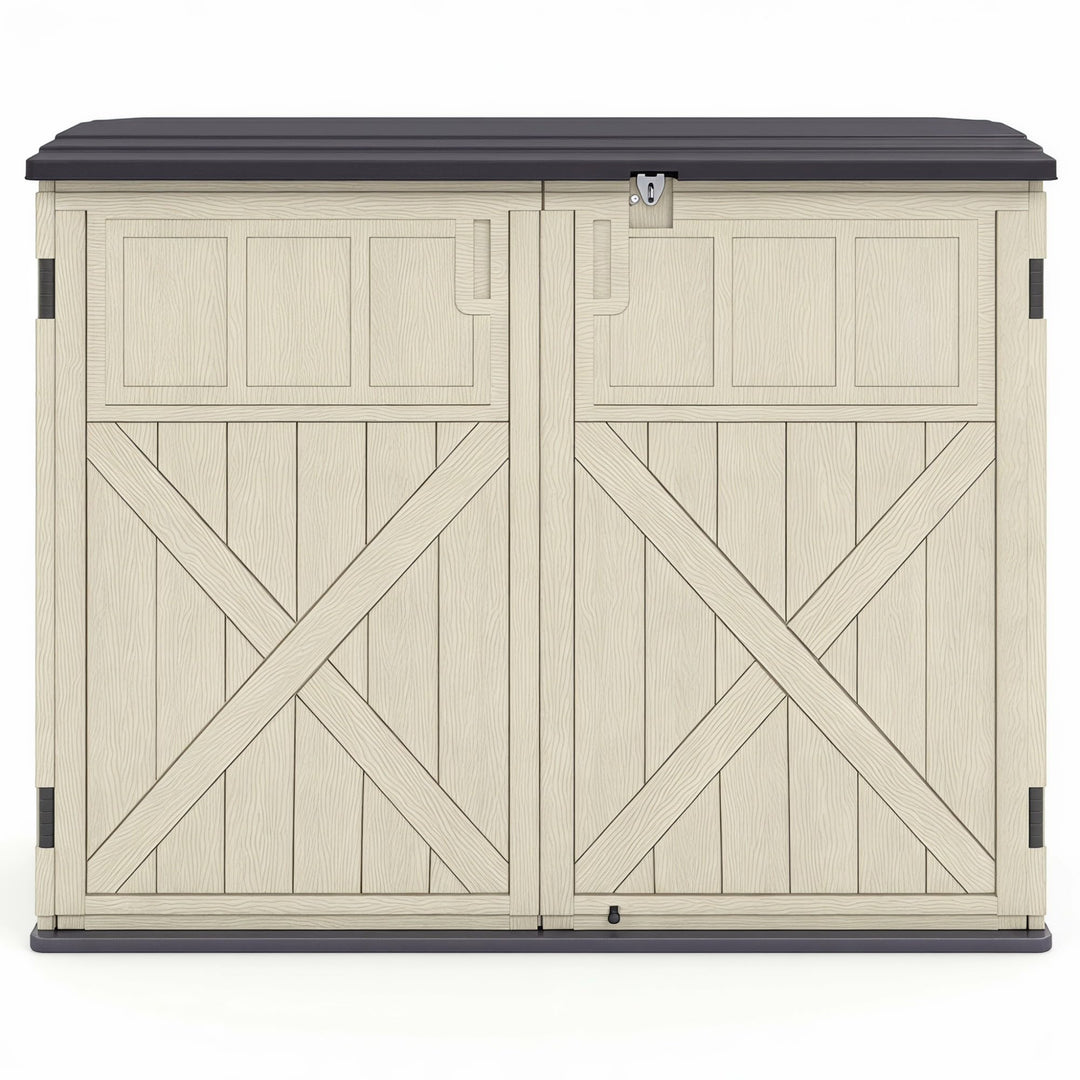 Giantex 20 Cu.Ft Outdoor Storage Cabinet with Adjustable Shelf