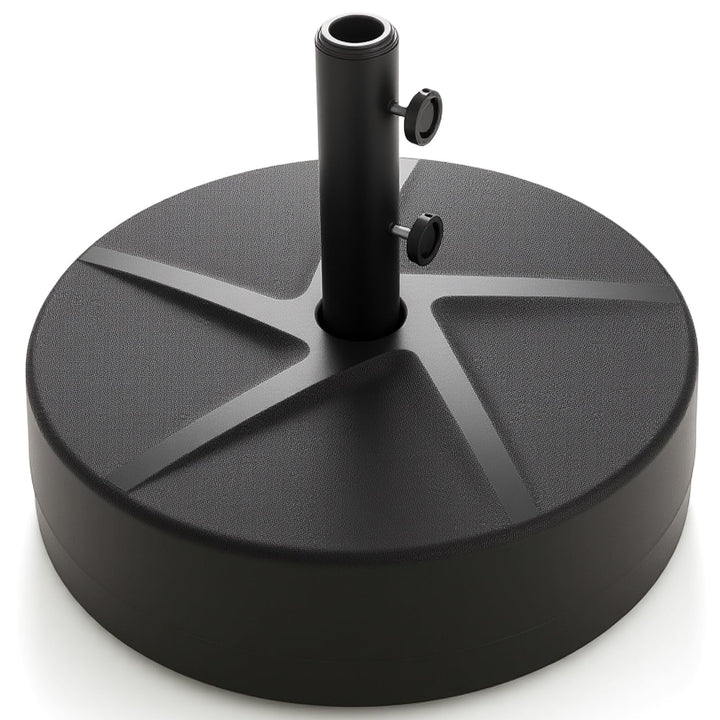 Giantex  88 lbs Fillable Umbrella Stand with 2 Adjustable Knobs &amp; 3 Adapters