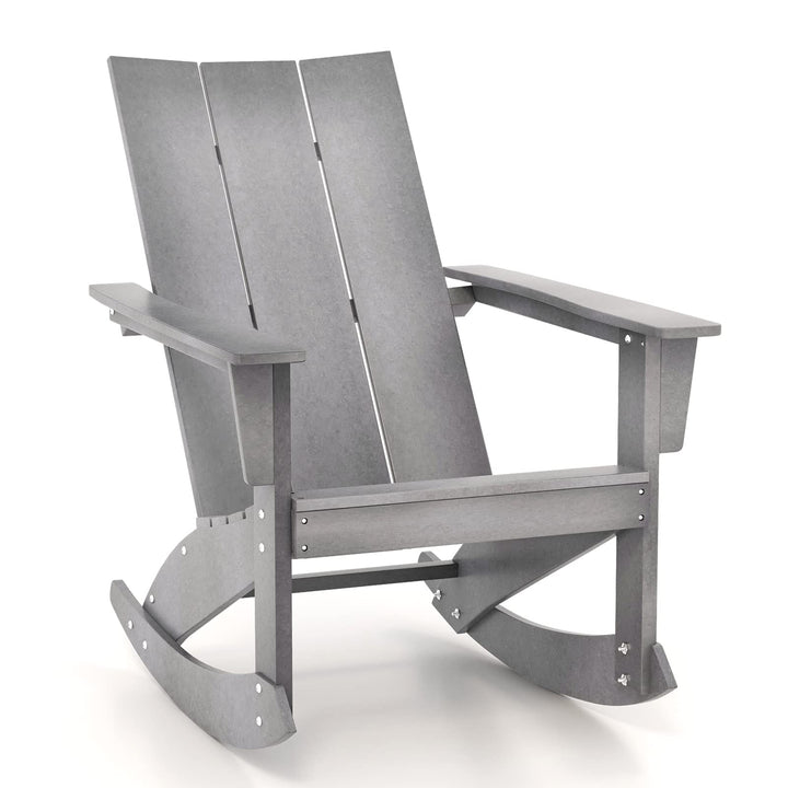 Giantex Outdoor Rocking Chairs for Porch - Waterproof HDPE Adirondack Rocker, 330lbs Weight Capacity