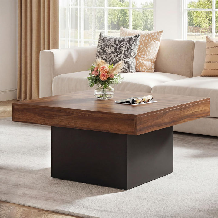 Giantex LED Coffee Table with Remote for Living Room