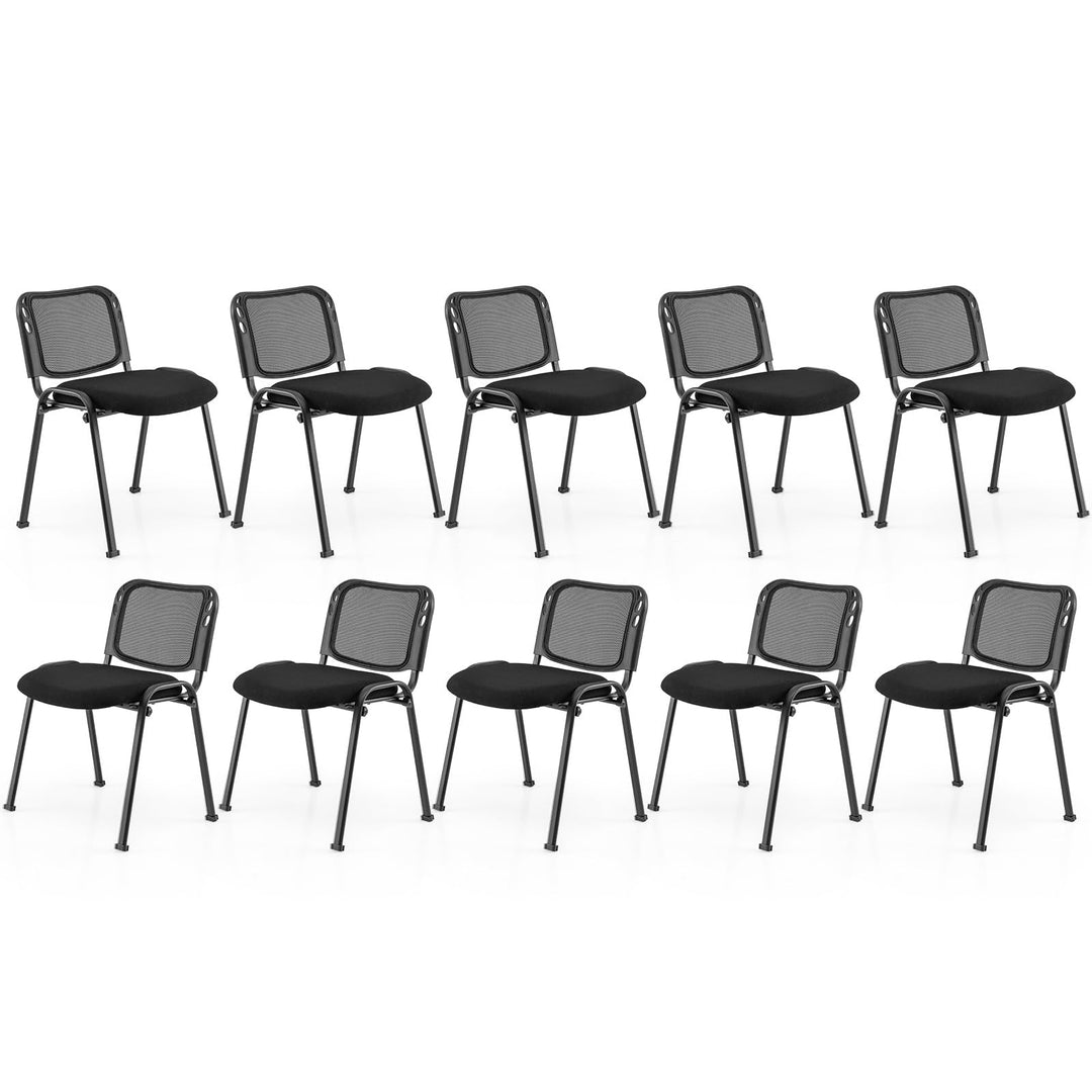 Giantex Set of 5 Stackable Conference Chairs with Mesh Back