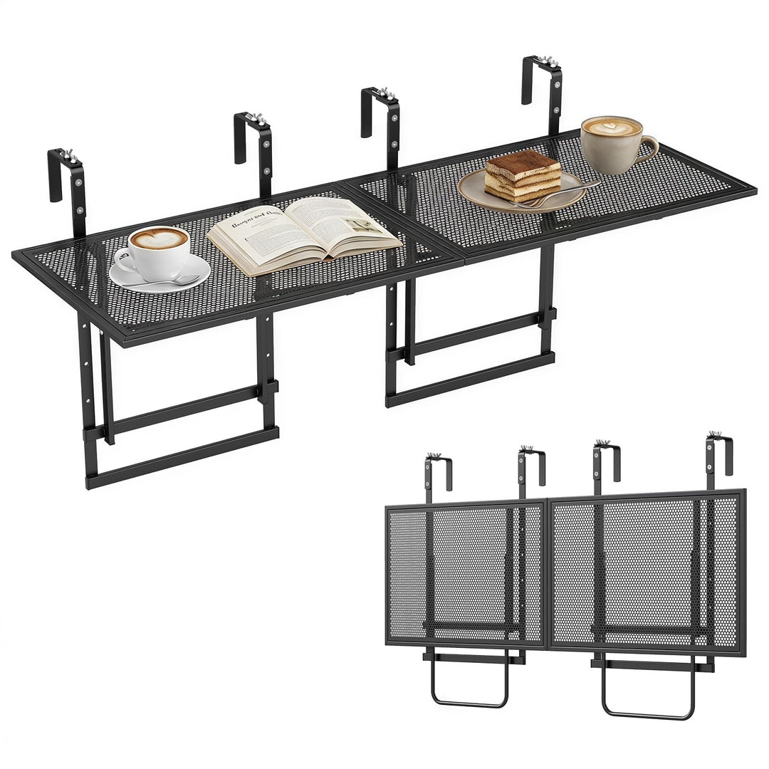 Giantex 48" Balcony Railing Table for Patio &amp; Deck